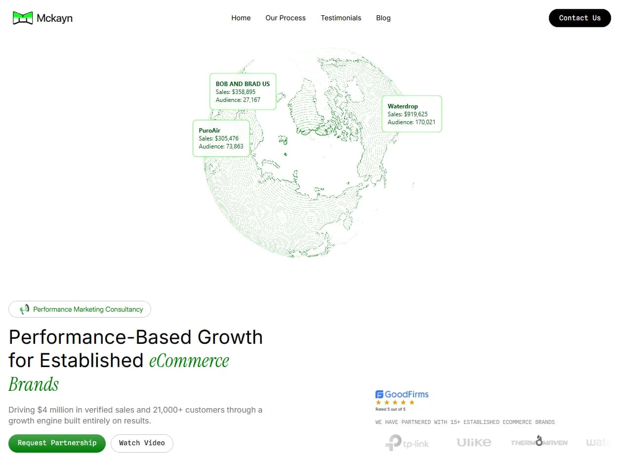 McKayn — performance-based growth consultancy for eCommerce brands