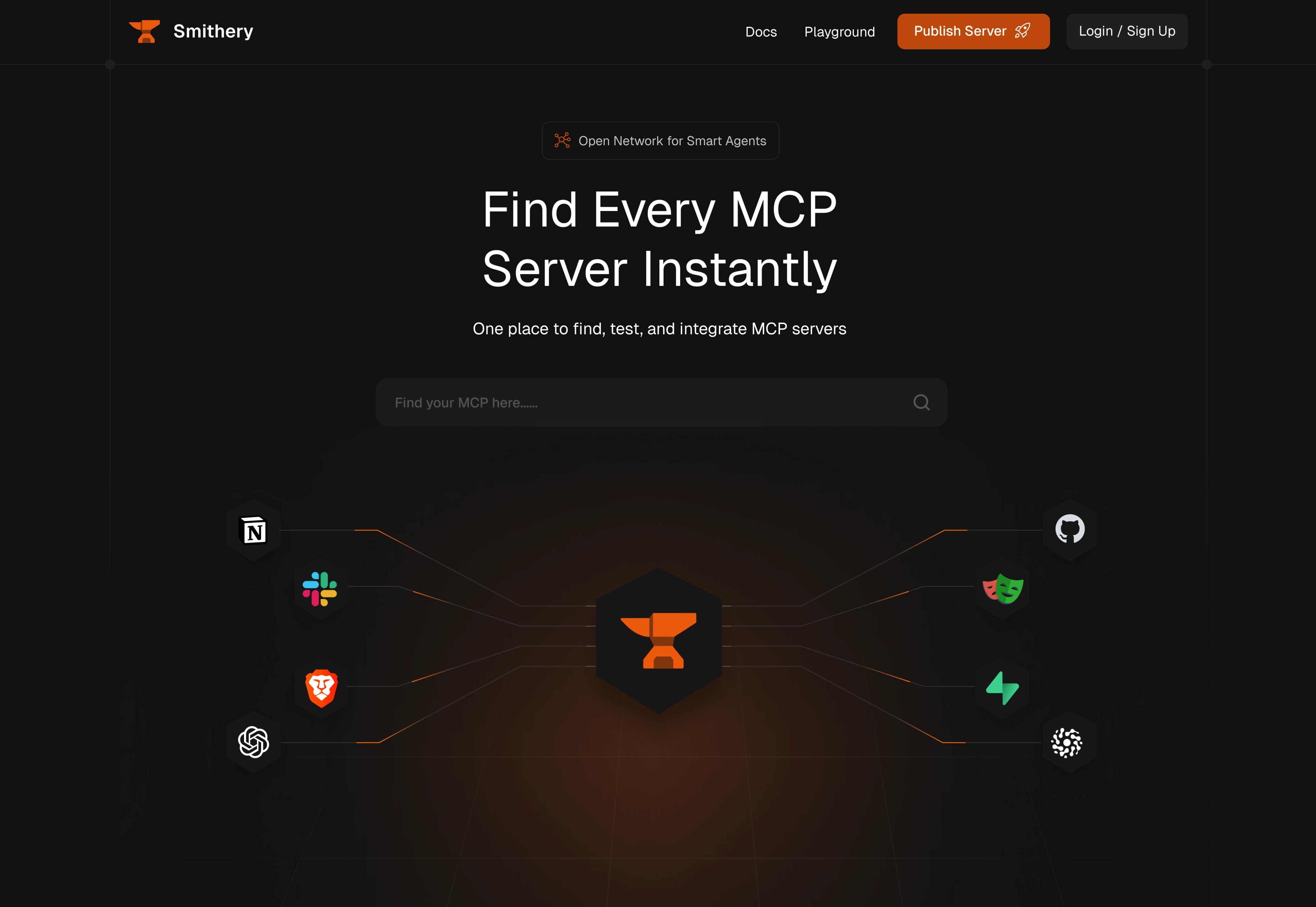 Smithery — MCP server directory for smart agents